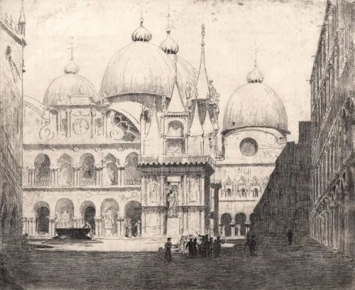 Sir Arthur Streeton San Marco, Venice.sm