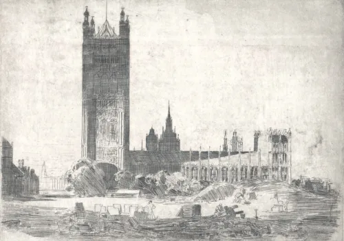 Sir-Arthur-Streeton-Victoria-Tower,-Westminster