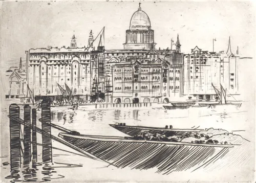 Sir-Arthur-Streeton-The-Thames-and-St.-Paul's-Cathedral