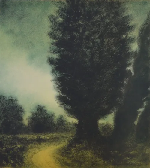 Wayne Viney Litho-Winter-Light