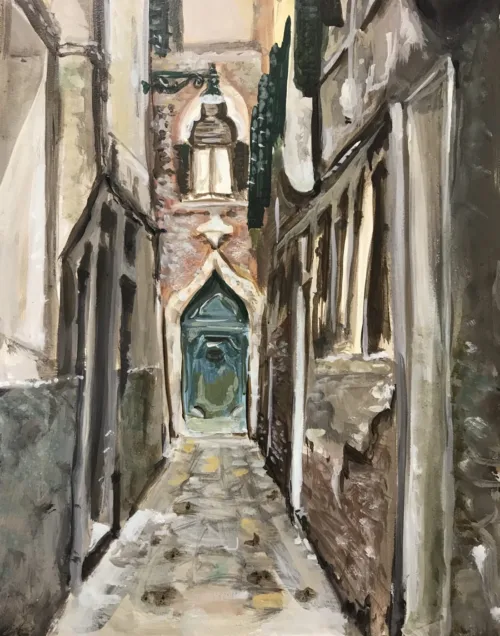 Soula Mantalvanos Medieval Doorway Venice