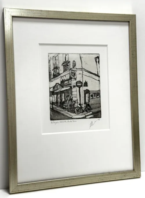 Soula Mantalvanos Magasin General Paris framed