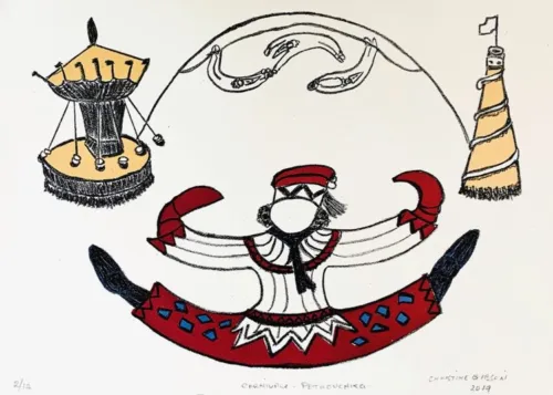 Christine Gibson Petrouchka -Carnivale Lithograph-ed12
