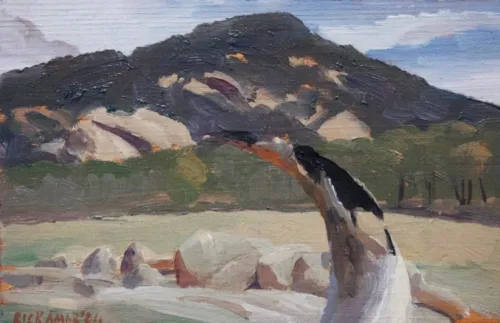 Rick Amor Flinder's Peak You Yangs, 2004 Oil on panel 15x23 $10,000
