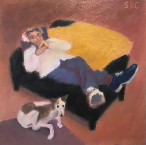 Jim Pavlidis Stephen & Claude oil on linen