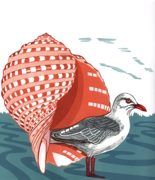 Scott Gwen,Shell Haven IV, Reduction_linocut,2020