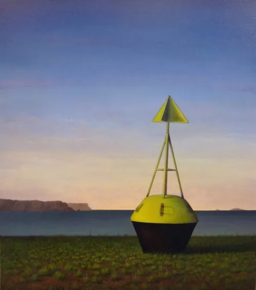 Adam Nudelman Waiting for tomorrows dream, acrylic & oil on linen 810 x 715mm 2019
