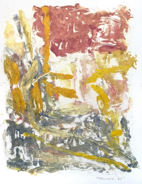 Brett Mallon TIme 8 x 12” Monotype Year- 2021 $590
