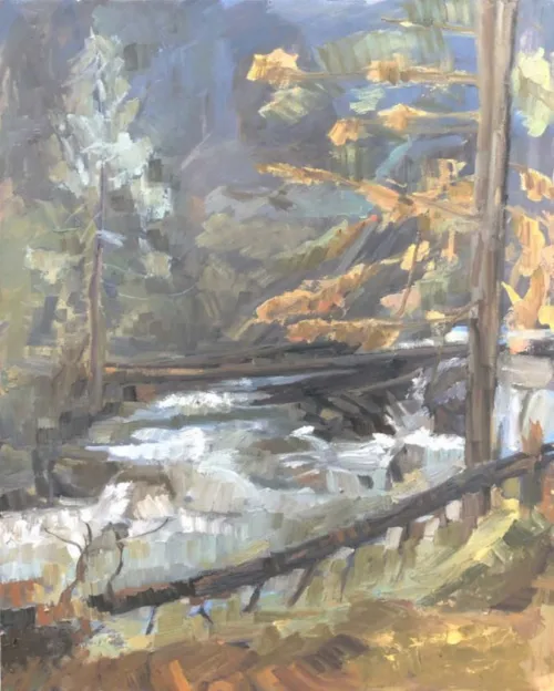 Brett Mallon - Begbie #2 Size- 16 x 20” Medium- Oil on Board Year- 2021 $1755
