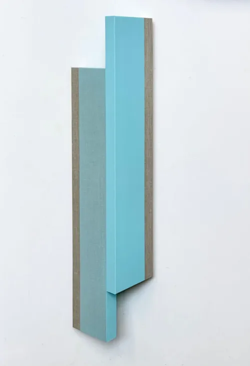 Louise Blyton Between Now and Then H62 x W12 x D10cm Acrylic on linen 2021 $2500.00