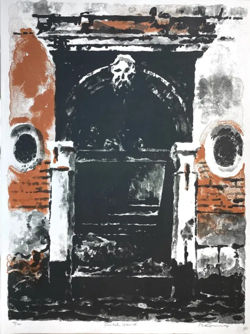 Rick Amor Portal Venice 56x76 Lithograph 14-20 $4,500