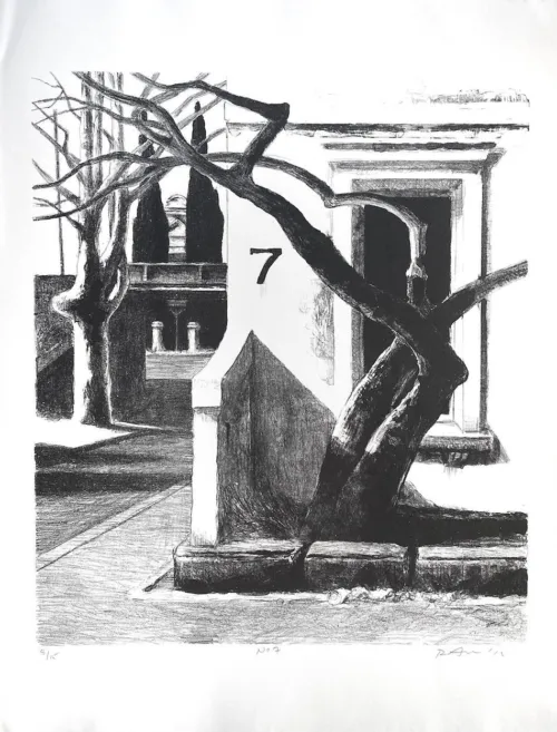 Rick Amor No 7 56x49 Lithograph 8-15 $4,500