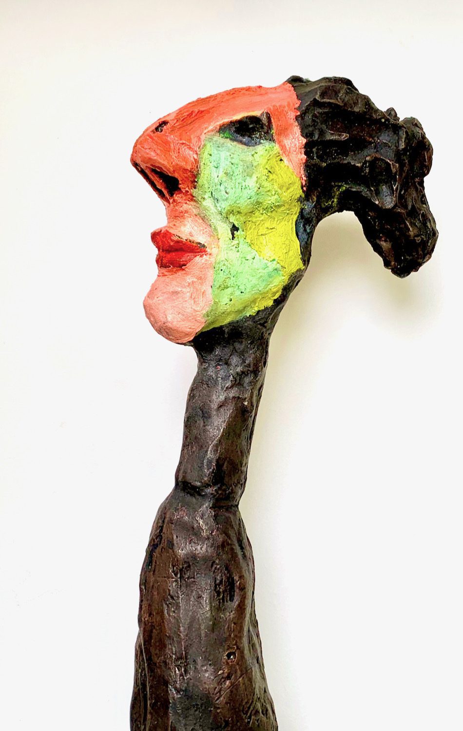 Moli Carew ‘Here’s Looking at You!’ painted bronze and stand $3,600
