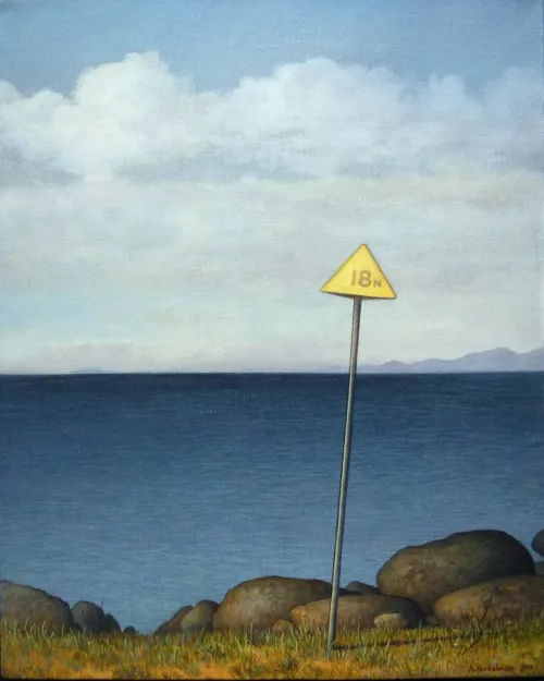 Adam Nudelman All we want to be 38x 30.5cm acrylic & oil on linen 2021 $4490.jpg