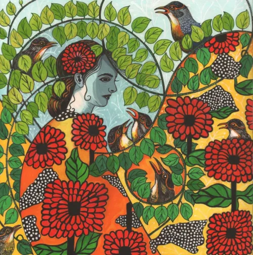 Scott_Gwen_Beautiful entanglement,gouache & pencil,2021