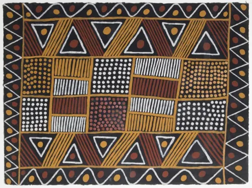 Simona Wonaeamirri ochres on paper 56 x 76cm $400
