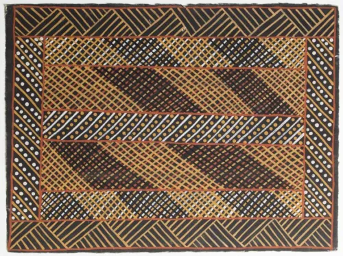 Raymond Bush Jilamara ochres on paper 56 x 76cm $500