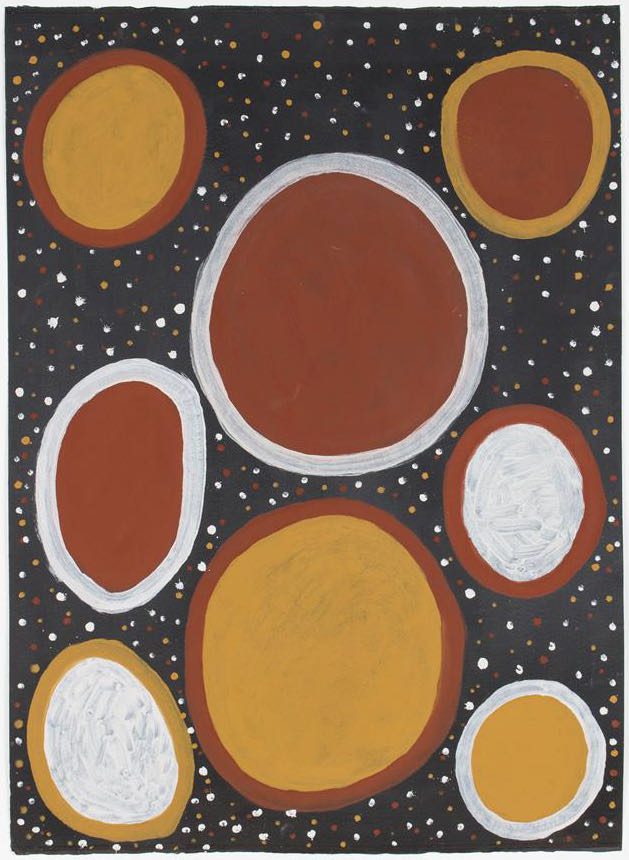 Neil Black Japarra ochres on paper 76 x 56cm $500