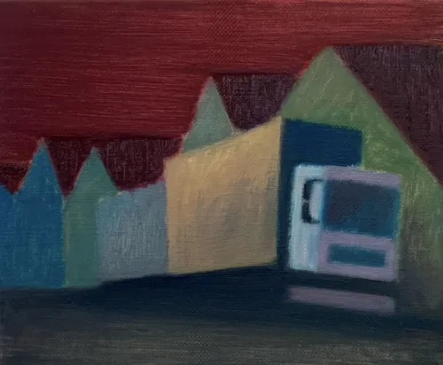 Jim Pavlidis Truck After-Hours 25 x 30cm oil on linen $750f