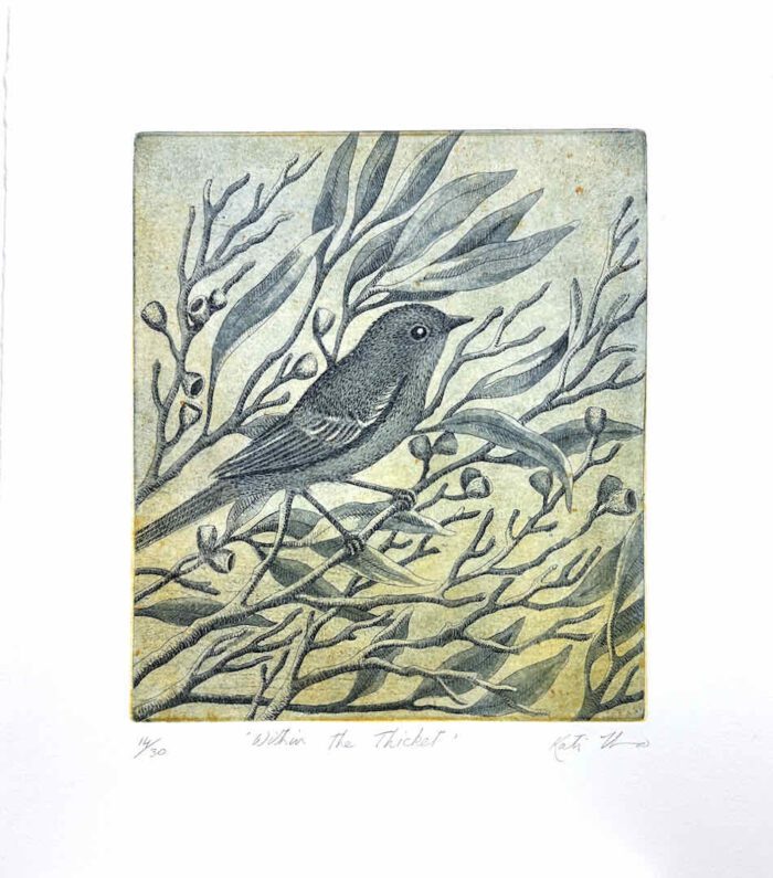 Kati Thamo Within the Thicket multi plate etching 23 x 20cm $440