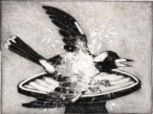 Philip Davey Backyard Birdbath $500 UF 22x29.5cm