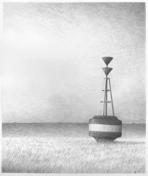 Adam Nudelman Away From the Light of the World IV graphite on paper 59.5 x 84cm $2400
