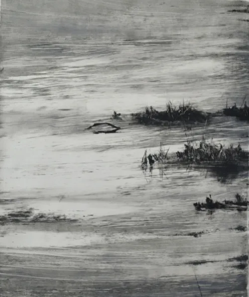 Lake George IV 37 x 47 cm $1,200 uf