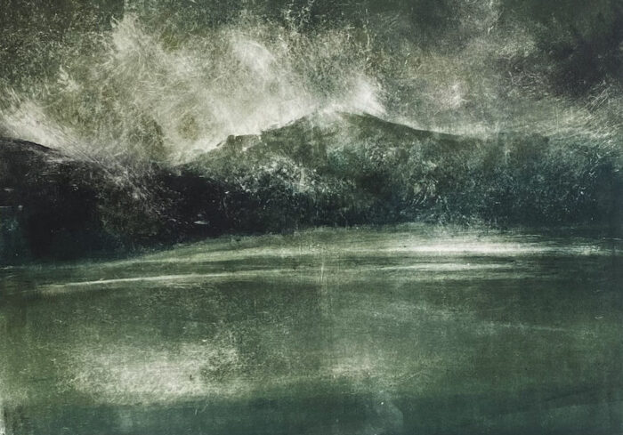 Marketa Kemp Between Worlds III monotype 33 x 23cm $1100 f