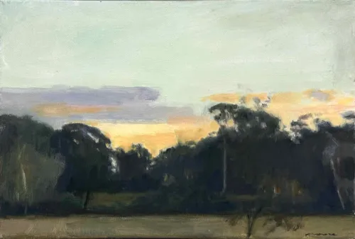 David Moore Avoca Evening 31 x 46cm oil on linen $2,900f