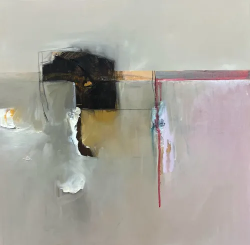 John Waller Weight 2 2023 oil on linen 60 x 60cm $3,750 f