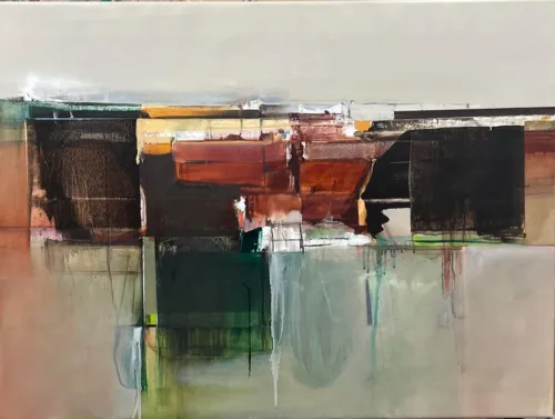 John Waller River 2023 oil on linen 70 x 102cm f