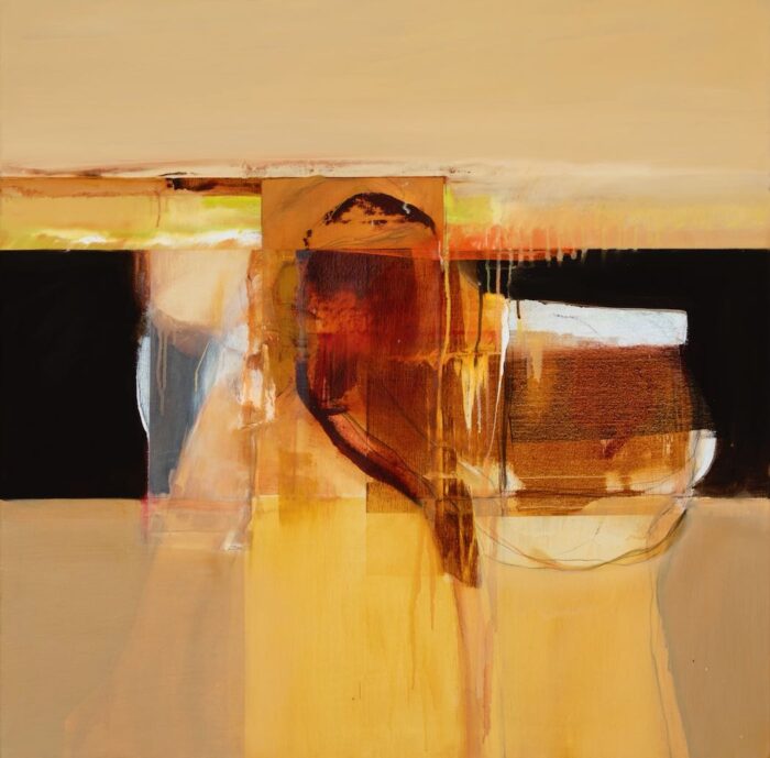 John Waller 19 Acres 3, 2023 oil on linen 92 x 92cm $5,900 f