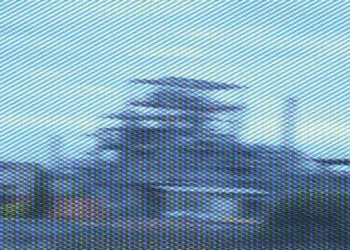 Andrew Gunnell In Passing 7 2022 screen and pigment print 40x56cm