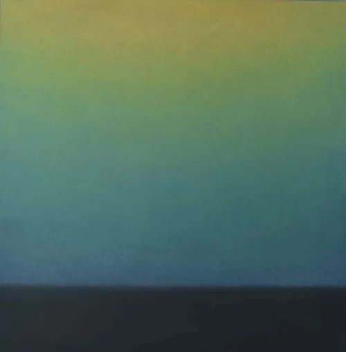 Wayne Viney Sea and Sky VIII oil on conservation board 20.7 x 20.3cm $1050 f