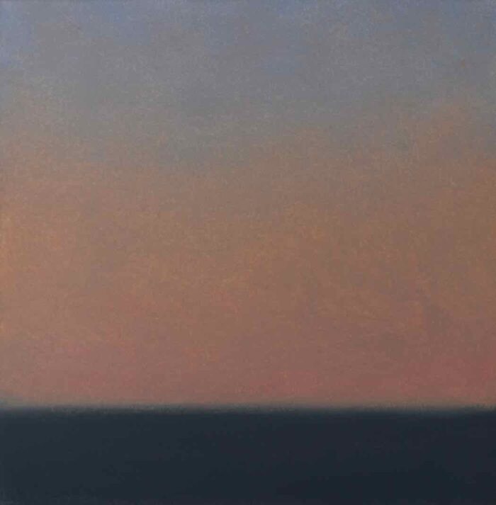 Wayne Viney Sea and Sky III oil on conservation board 20.7 x 20.3cm $1050 f