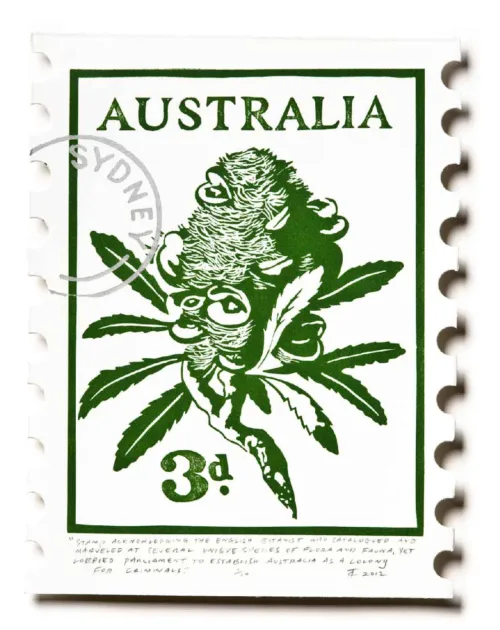 Stamp acknowledging English botanist who catalogued and marvelled at several species of Flora and Fauna…etc