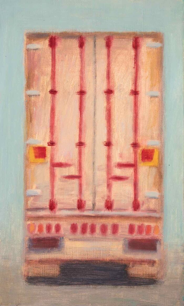 Jim Pavlidis Behind a Truck 51 x 31cm $2,300 f
