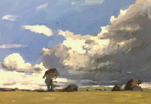 David Moore clouds Sutton Grange Gouche $1,900