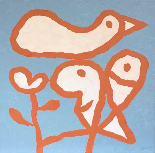 Michael Leunig Catch of the Day 2024 acrylic on canvas 51 x 51 $5,500 f.jpg
