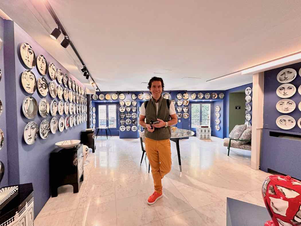 Theo at Fornasetti, Milan