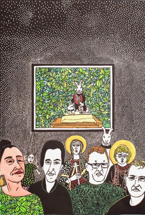 Sue Poggioli Soula and Friends 48 x 33cm $525 UF $820 F
