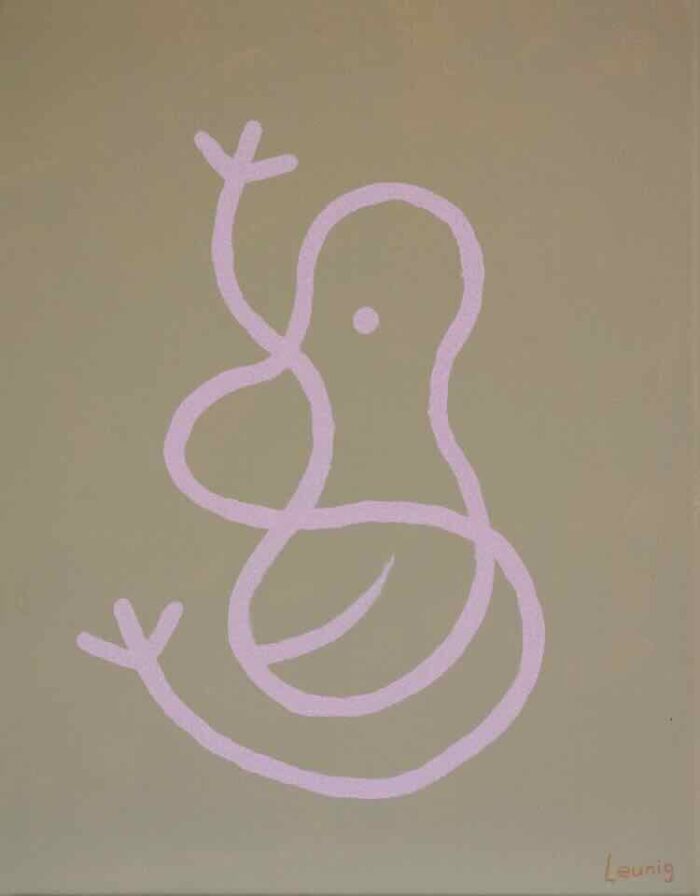 Michael Leunig Bright Spirit 2023 46 x 35.5cm