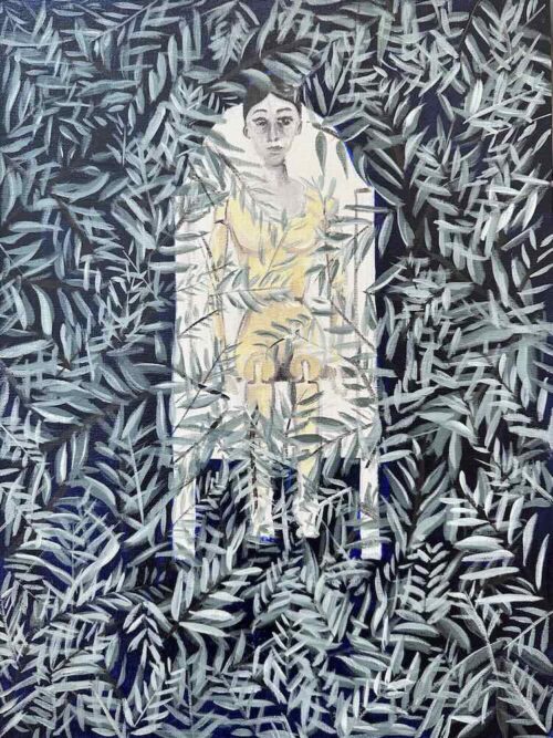 Soula Mantalvanos Prosperity acrylic on linen panel 41 x 30.5cm $1550 F