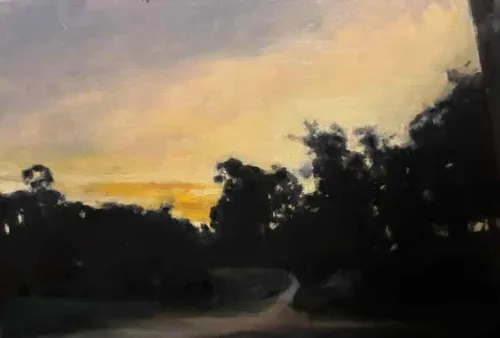 David Moore Avoca Sunset Oil on board 40 x 60cm $3900 f
