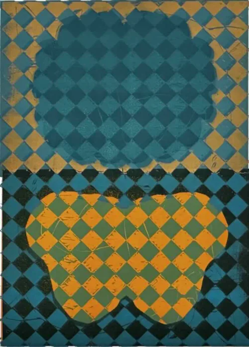 Lucinda Tanner Heirloom I 2025 50x65cm Woodcut, linoleum print Unique states