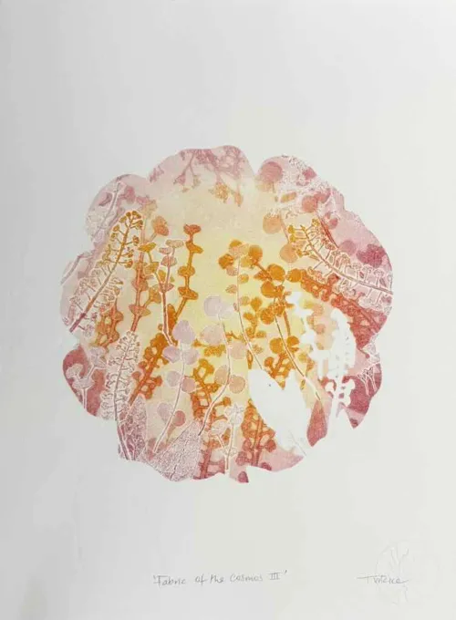 Trudy Rice Fabric of the Cosmos III Monotype 38 x 29cm $960 f