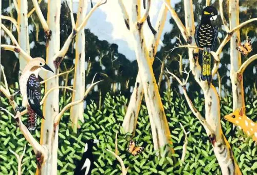 Philip Davey Landscape After Colonial Artists 2023 72.5x102 Oil on linen $7,500