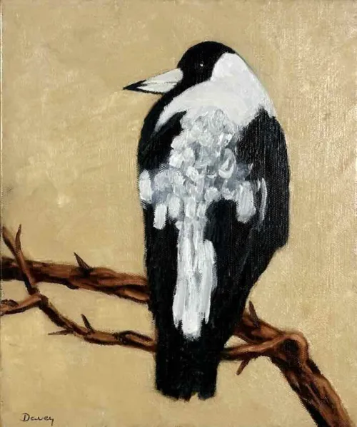 Philip Davey 30 x 25cm oil on linen $2,550 f