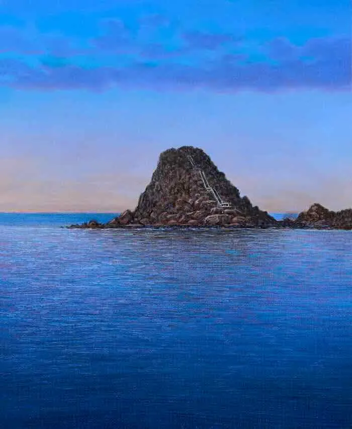 Tower of Babel No. 1, (Byron Bay) 12.5 x 19 cm oil on linen panel $3,900 Adam Nudelman Tower of Babel No. 1, (Byron Bay), 12.5 x 19 cm $3,900