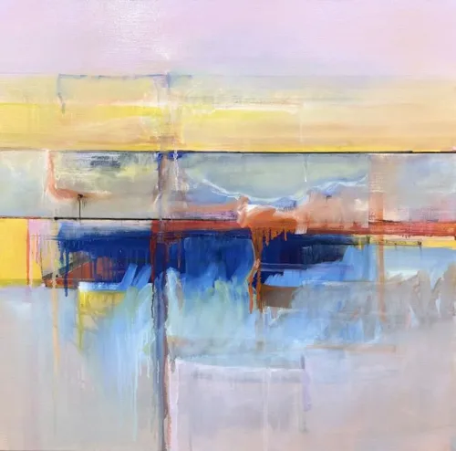 John Waller Horizon 2025 Oil on linen 92 x 92cm $4,900 framed
